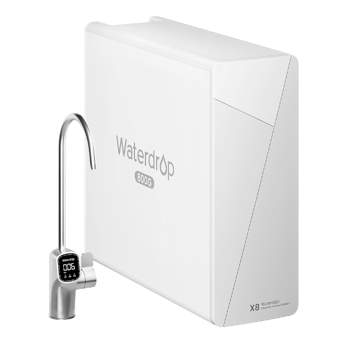 Waterdrop X12 Alkalisches Mineral pH+ Umkehrosmoseanlage, NSF/ANSI 58&372 Zertifiziert, 1200 GPD Schneller Durchfluss, 11-stufige Filtration Tanklos, 3:1 Rein zum Abfluss, Untertisch, BPA Frei