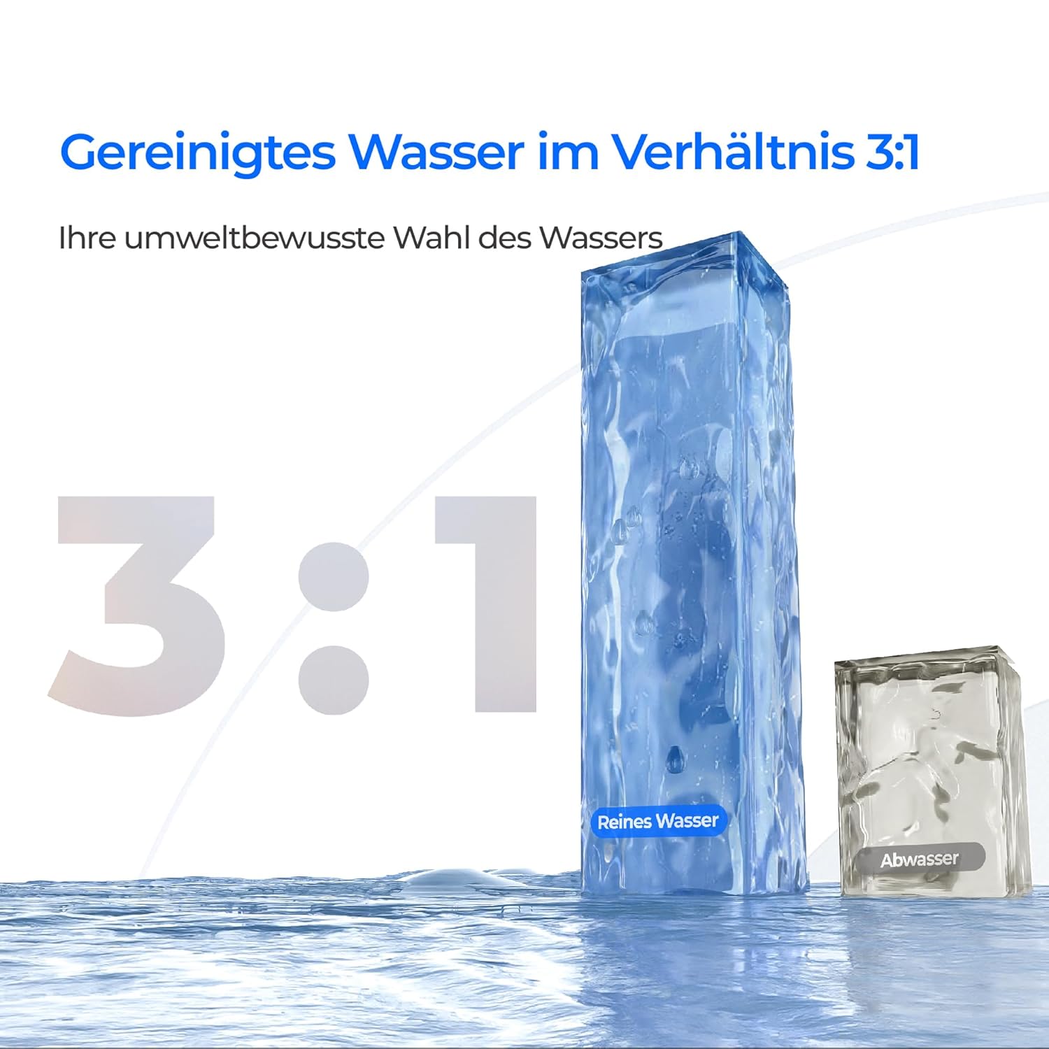 Waterdrop X12 Alkalisches Mineral pH+ Umkehrosmoseanlage, NSF/ANSI 58&372 Zertifiziert, 1200 GPD Schneller Durchfluss, 11-stufige Filtration Tanklos, 3:1 Rein zum Abfluss, Untertisch, BPA Frei