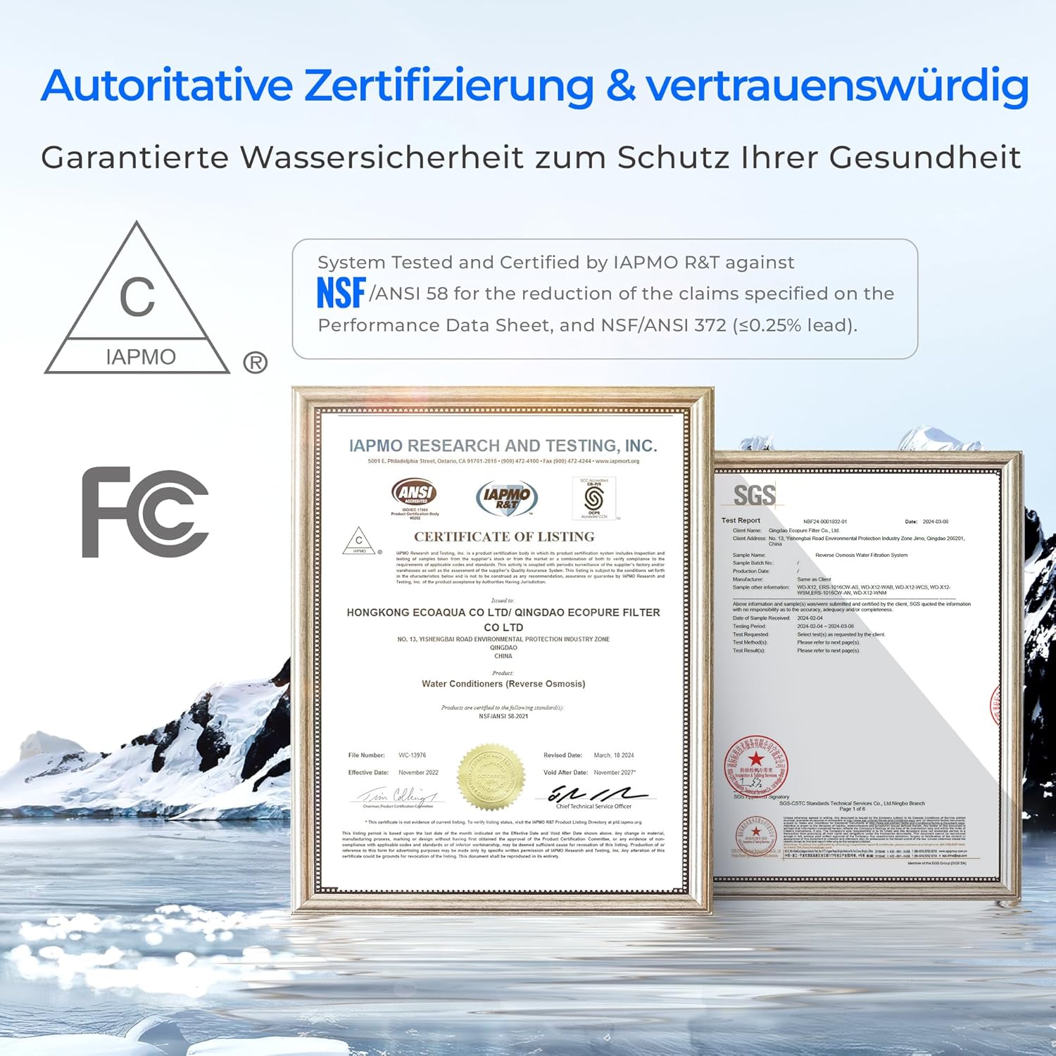 Waterdrop X12 Alkalisches Mineral pH+ Umkehrosmoseanlage, NSF/ANSI 58&372 Zertifiziert, 1200 GPD Schneller Durchfluss, 11-stufige Filtration Tanklos, 3:1 Rein zum Abfluss, Untertisch, BPA Frei